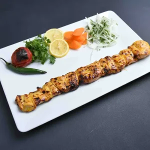 خوراک جوجه کباب سینه زعفرانی
